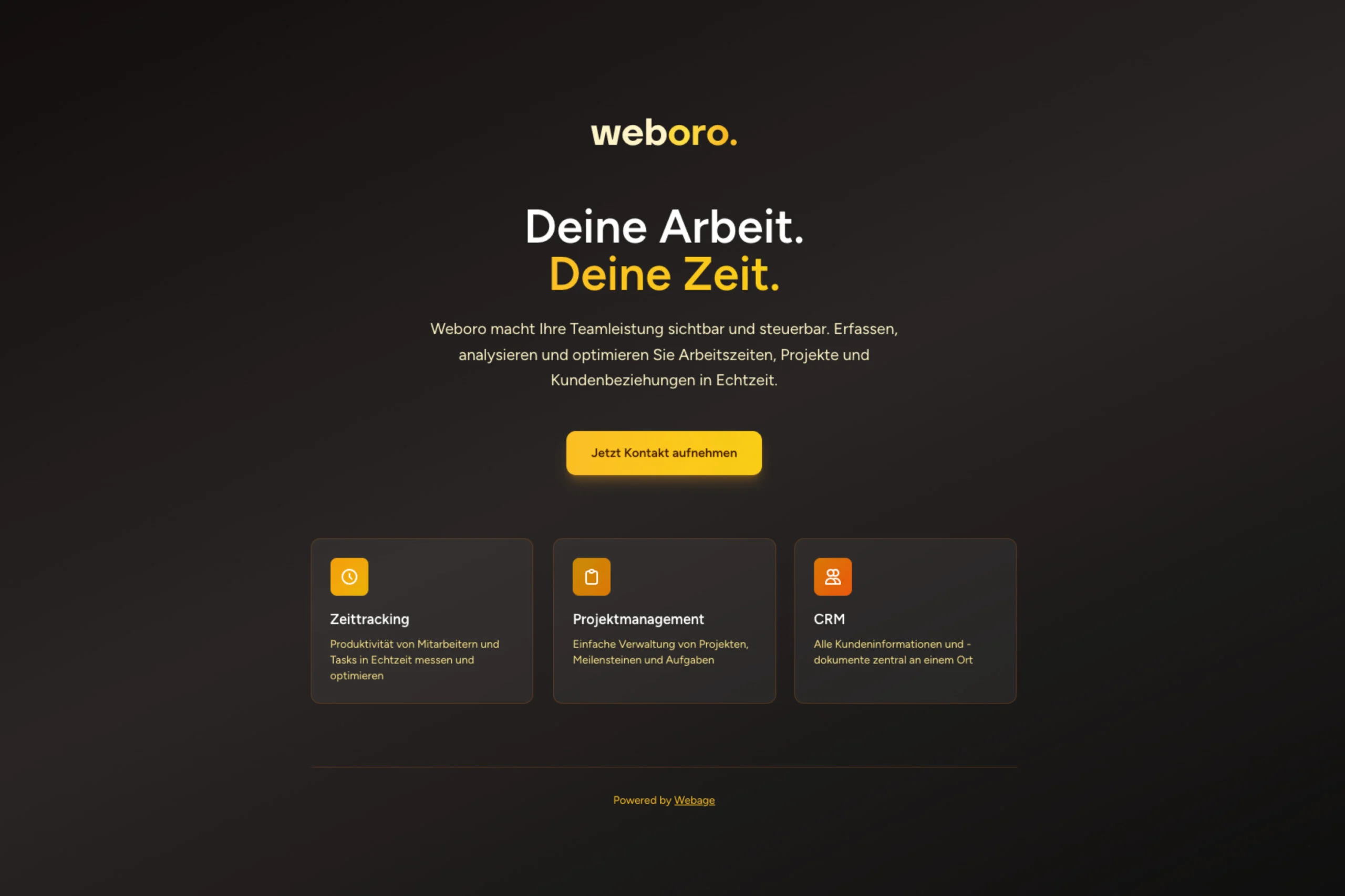 Tester:innen gesucht: weboro – das Tool für Zeiterfassung, Projekte und Kunden