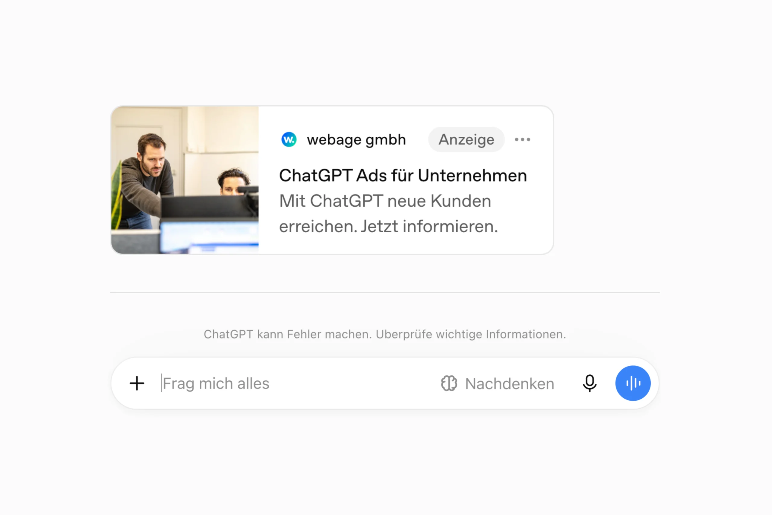 ChatGPT Ads: Ein Erfahrungsbericht